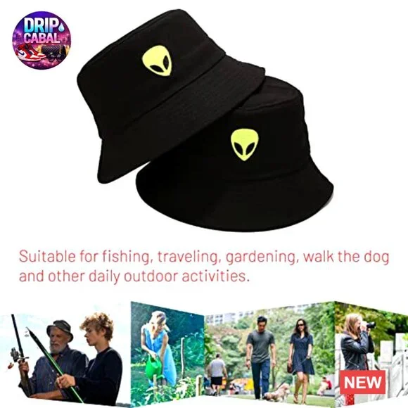 Cotton Bucket Hat for Women Men Summer Travel Sun Beach Unisex - Picture 6 of 6
